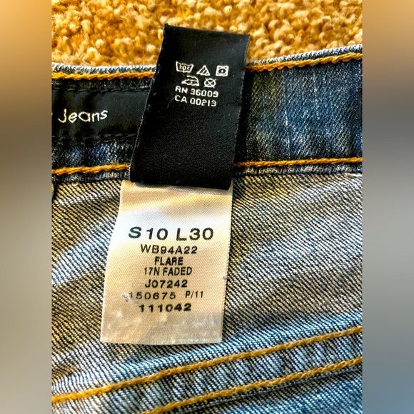 Calvin Klein Jeans Flare Leg Distressed size 10 - Picture 13 of 16